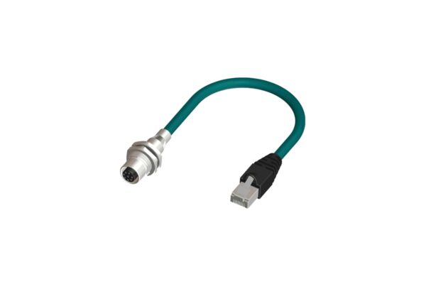 Sensorkabel 8-adrig, Buchse / RJ45 Stecker, Länge 0,5m