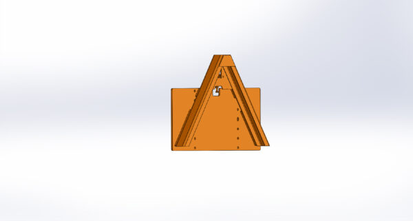 Anbauplatte KHT 500 für Anbaudreieck Kat.1/2/3